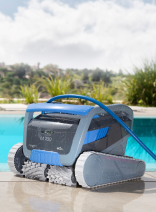 Dolphin - robot electrique de piscine fond et parois avec stand master m3 -  master m3 - Conforama