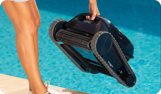 Quick and Easy with cordless pool vacuum