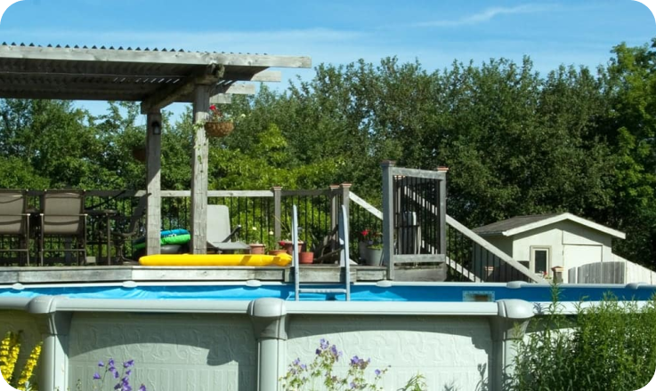 Deux types d'aspirateurs originaux pour piscine hors-sol