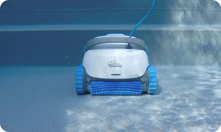 Robot piscine Dolphin Master M3, fond et parois